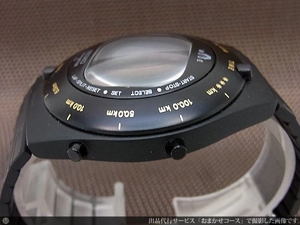 セイコー スピードマスター ジウジアーロ クロノグラフ 初期モデル A828-4000 ブラック クオーツ 保管品 SEIKO [代行おまかせコース]