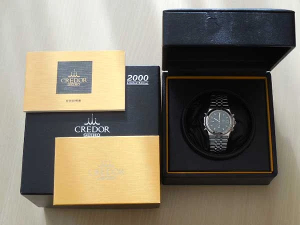 セイコー SEIKO クレドール パシフィーク クォーツ 2000リミテッドエディショ