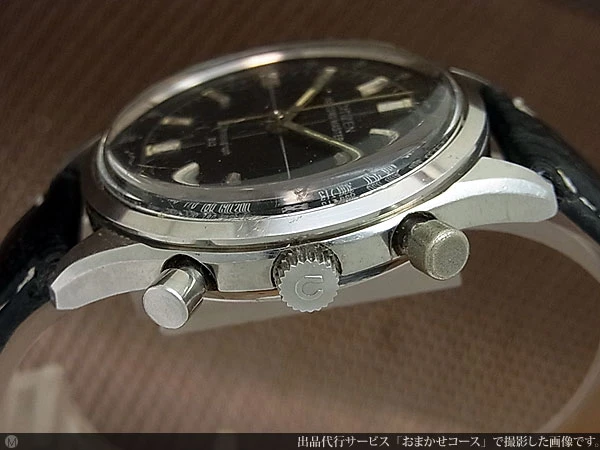 シチズン レコードマスター フライバック クロノグラフ Ref.552802-Y ブラックダイヤル タキメーター 手巻き CITIZEN [代行おまかせコース]