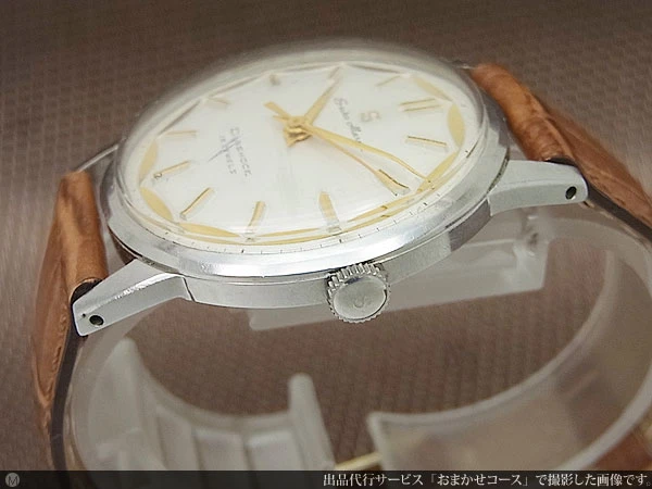 セイコー マーベル 19石赤機械 変わり文字盤 SSケース 手巻き SEIKO [代行おまかせコース]