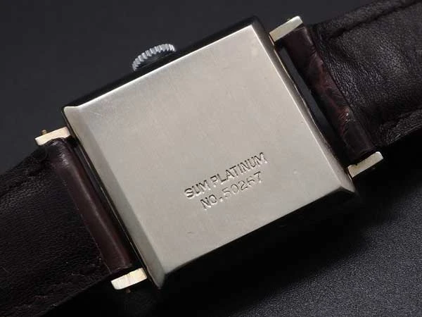 精工舎 プレシジョン SEIKO 新10B型 角型 スモセコ 1940s アンティーク 新品ベルト付き