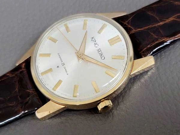 キングセイコー ファースト 25石 手巻き 送金張り KING SEIKO 14K GOLD FILLED