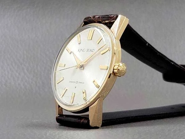 キングセイコー ファースト 25石 手巻き 送金張り KING SEIKO 14K GOLD FILLED