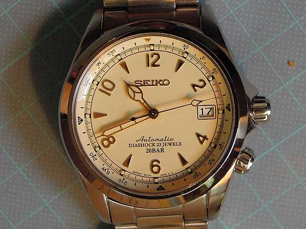 アルピニスト SEIKO SARB013 ホワイト 6R-15 自動巻