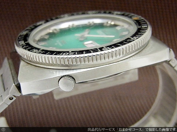 セイコー 5アクタス SS 6106-8120 デイデイト 回転ベゼル 5スポーツケース グリーン文字盤 オートマ チック SEIKO 5ACTUS [代行おまかせコース]