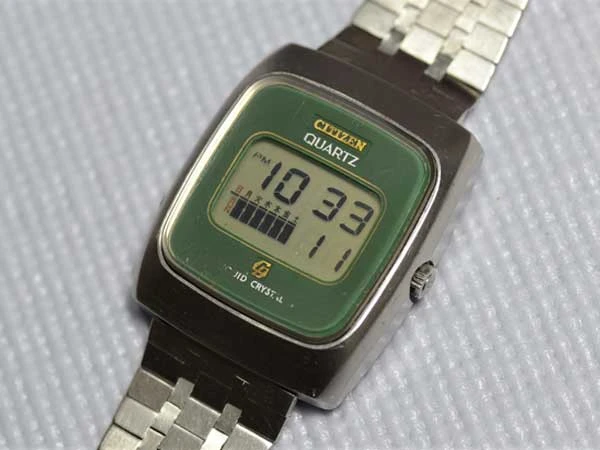 CITIZEN シチズン LIQUID CRYSTAL リキッドクリスタル ファーストモデル シチズン初のデジタルウオッチ ブレス付属