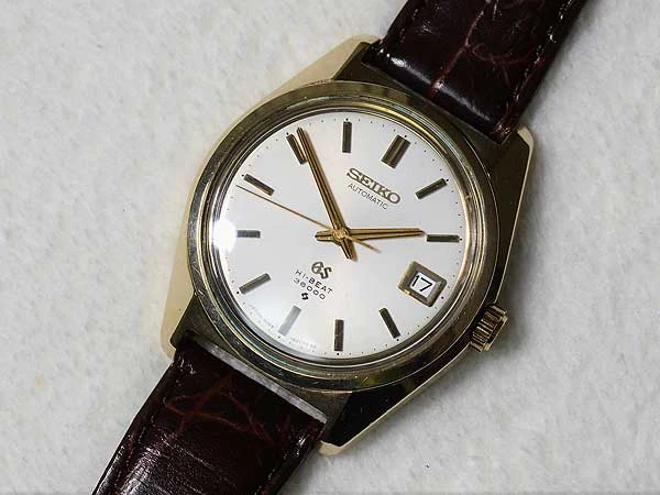 セイコー SEIKO グランドセイコー 61GS  CAP GOLD仕様 6145-8000 Hi-BEAT BOX付 メダリオン良好