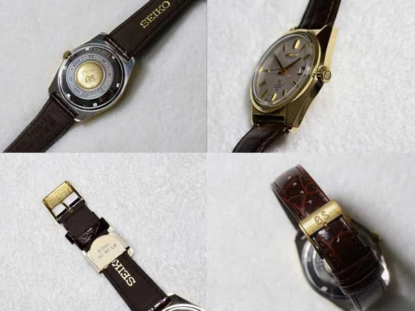 セイコー SEIKO グランドセイコー 61GS  CAP GOLD仕様 6145-8000 Hi-BEAT BOX付 メダリオン良好