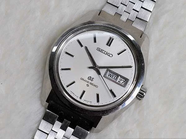 SEIKO グランドセイコー GRAND SEIKO 初期型 ハイビート  (10振動)　6146-8000 ブレスレット仕様 使用頻度の少ない一品 OH施工店領収書付属