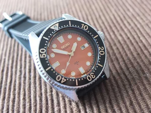 セイコー SEIKO ダイバー 150M 2625-0010 クオーツ オレンジ文字盤 オレンジ文字盤 美品 ボーイズサイズ