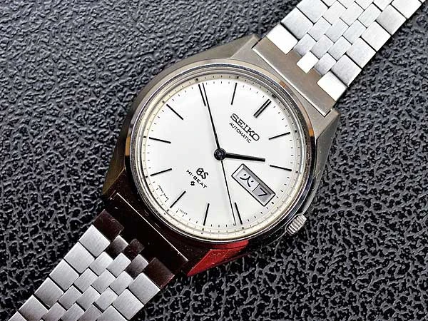 SEIKO グランドセイコー GS 5646-7011 希少な専用5連ブレスレット付 良品 OH