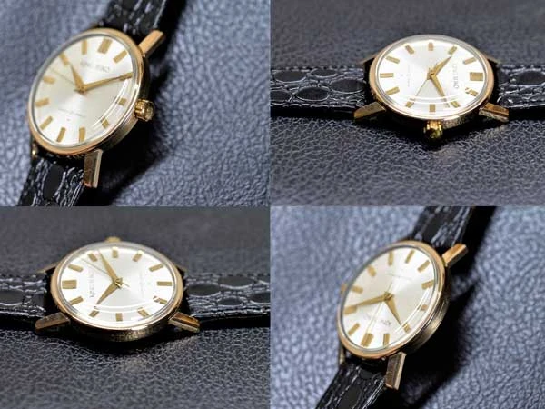 セイコー キングセイコー KING SEIKO ファースト J14102KS 14K GOLD FILLED 盾メダリオン