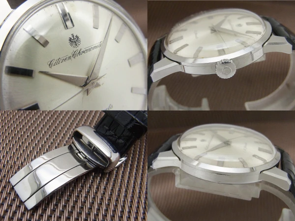 シチズン クロノメーター 31石 Ref.CR1507051 SS シルバーダイヤル 大鷲メダリオン 手巻き Citizen Chronometer [代行おまかせコース]