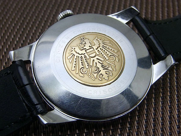 シチズン クロノメーター 31石 Ref.CR1507051 SS シルバーダイヤル 大鷲メダリオン 手巻き Citizen Chronometer [代行おまかせコース]