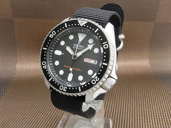 セイコー ブラックボーイ 7S26-0020 ダイバー 200m SS 回転ベゼル オートマチック SEIKO DIVER'S [代行おまかせコース]