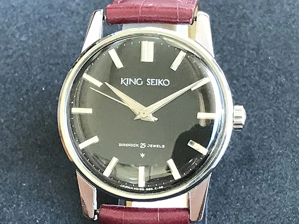 キングセイコー KINGSEIKO ファーストモデル ブラック文字盤