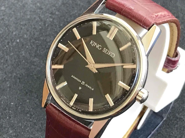 キングセイコー KINGSEIKO ファーストモデル ブラック文字盤