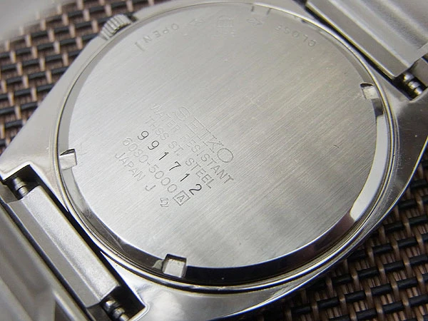 セイコー クオーツ 6030-5000 SS スクエア ブレス仕様 SEIKO QUARTZ [代行おまかせコース]