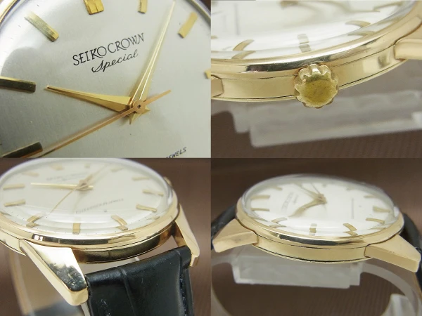 セイコー クラウンスペシャル 23石 J15020 ALL GOLD FILLED シルバーダイヤル