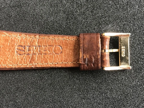 SEIKO セイコー インジケーター パワーリザーブ Ref.14015 尾錠・革ベルト付属