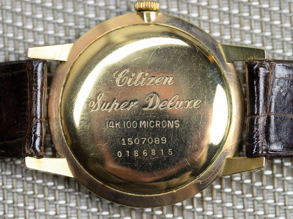 CITIZEN シチズン スーパーデラックス 25Jewels 1507089 パラショック 14k極厚GF 特別調整品