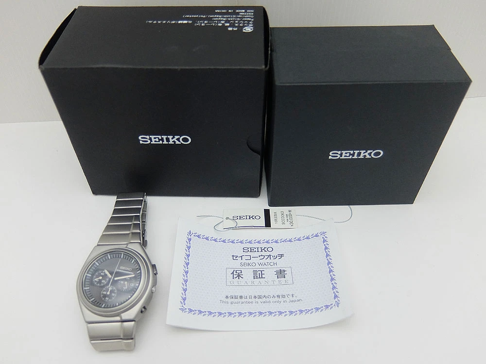 セイコー ジウジアーロ デザイン SCED063 7T12-0 CJO ナリフリ別注 ライダースクロノグラフ クオーツ SEIKO GIUGIARO DESIGN narifuri [代行おまかせコース]