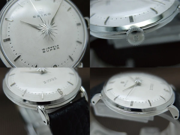 セイコー スーパー Ref.S14005 Sマーク SS ラウンドケース 華柄風防 手巻き アンティーク SEIKO SUPER [代行おまかせコース]