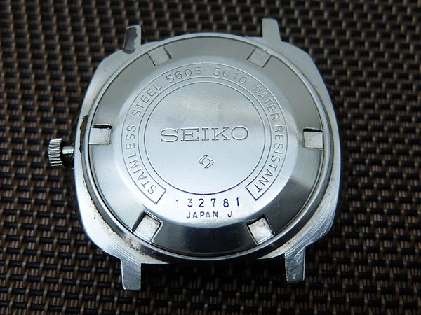 セイコー ロードマチック 5606-5010 25石 SS TVスクリーン型 ブラックダイヤル SEIKO×BAMBIブレス仕様 オートマチック SEIKO LORD MATIC 25JEWELS [代行おまかせコース]