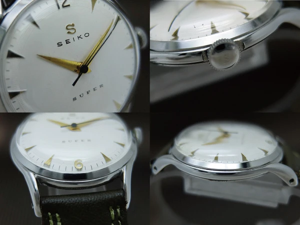 セイコー スーパー 15石 Ref.13011 へびSマーク SS ラウンドケース 手巻き アンティーク SEIKO SUPER [代行おまかせコース]