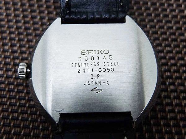 セイコー シャリオ 2411-0050 SS 変わりワンピースケース グリーンダイヤル オートマチック SEIKO CHARIOT [代行おまかせコース]