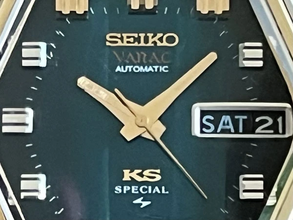 セイコー SEIKO キングセイコー バナックスペシャル 5256-5010 エメラルドグリーングラデーションダイアル 多面カットガラス