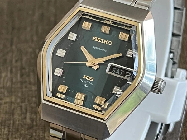 セイコー SEIKO キングセイコー バナックスペシャル 5256-5010 エメラルドグリーングラデーションダイアル 多面カットガラス