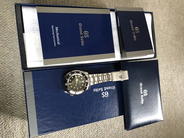 グランドセイコー SBGH255 ハイビート3600ダイバー ギャランティ等付属