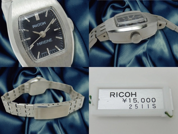 リコー ミレーヌ Ref.652511AA Cal.652 SS トノー ダークブルーダイヤル ブレス仕様 手巻き RICOH MIREINE [代行おまかせコース]