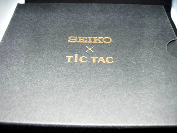 セイコー SEIKO×TiCTAC 記念コラボレーション SZSB006 4R35/手巻付 保証書付属