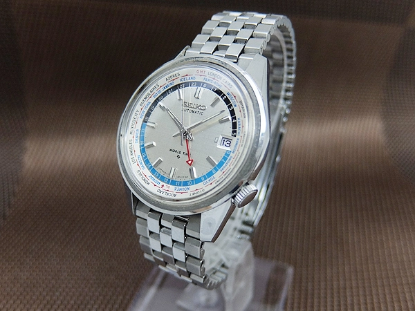 セイコー ワールドタイム セカンドモデル 6117-6010 SS シルバーダイヤル ブレス仕様  オートマチック SEIKO WORLD TIME 2nd [代行おまかせコース]