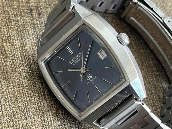 グランドセイコー GRANDSEIKO バレル型ケース 5645-8010 ブルーダイヤル 56GS