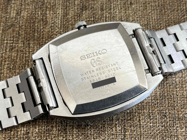 グランドセイコー GRANDSEIKO バレル型ケース 5645-8010 ブルーダイヤル 56GS