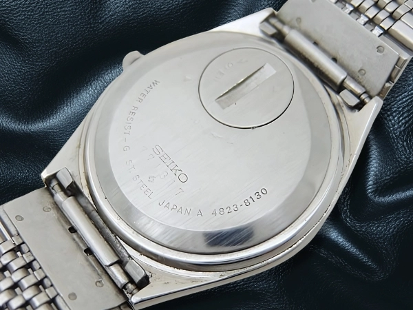 セイコー キングクオーツ 4823-8130 SS シルバーダイヤル デイデイト ブレス仕様 SEIKO KING QUARTZ [代行おまかせコース]