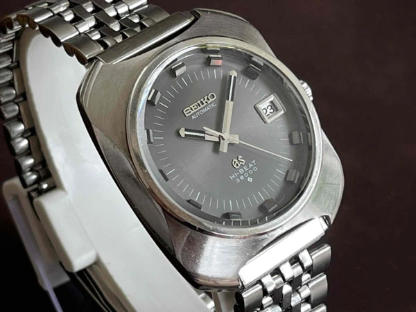 グランドセイコー GRANDSEIKO 座布団ケース 6146-8020 グレー文字盤 61GS　