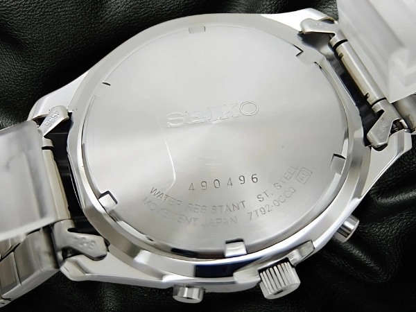 セイコー クロノグラフ 7T92-0CC0 SS パンダダイヤル ブレス仕様 クオーツ SEIKO CHRONOGAPH [代行おまかせコース]