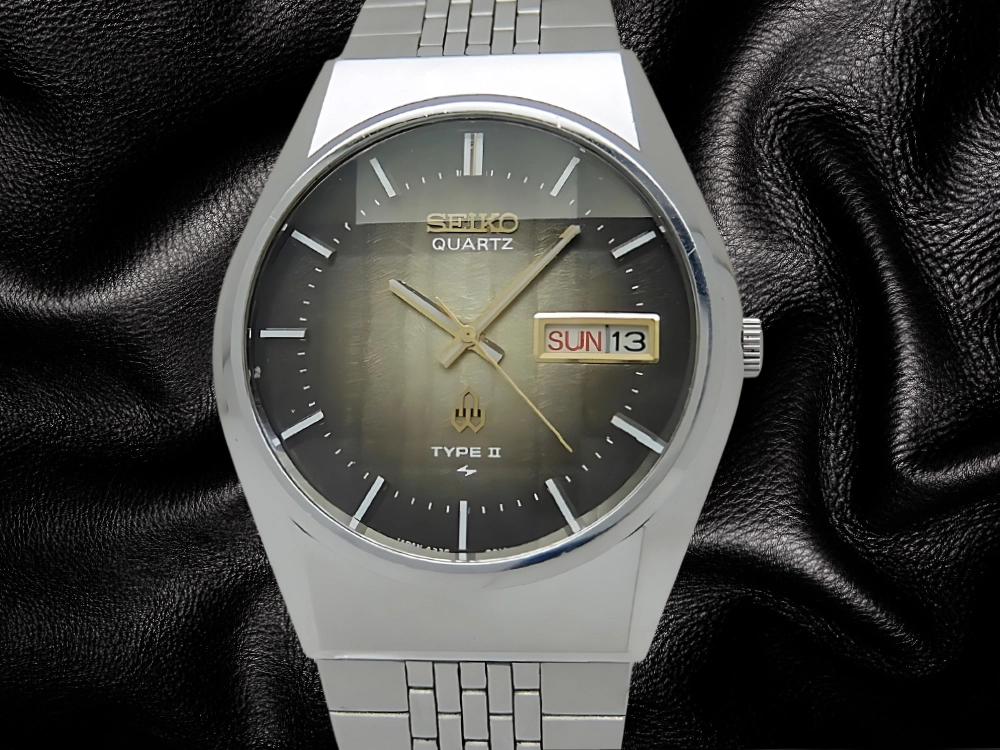 セイコー タイプ2 4336-8060 SS 9面カットガラス グラデーションダイヤル デイデイト ブレス仕様 クオーツ SEIKO TYPEⅡ QUARTZ [代行おまかせコース]