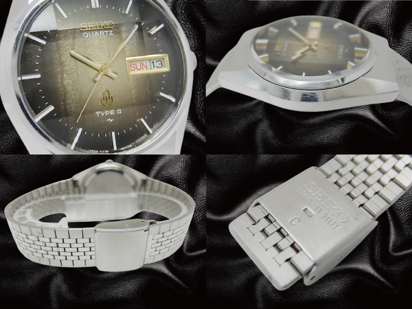 セイコー タイプ2 4336-8060 SS 9面カットガラス グラデーションダイヤル デイデイト ブレス仕様 クオーツ SEIKO TYPEⅡ QUARTZ [代行おまかせコース]