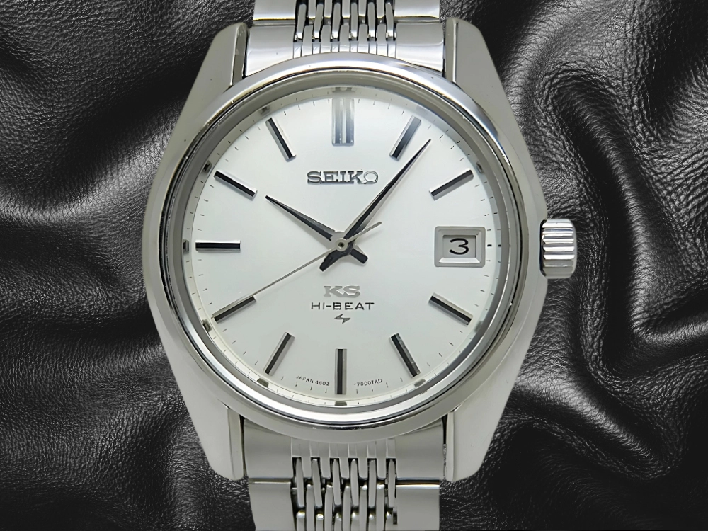 キングセイコー ハイビート 4502-7000 SS シルバーダイヤル KSメダリオン SEIKOブレス仕様 手巻き KING SEIKO HI-BEAT 45KS [代行おまかせコース]