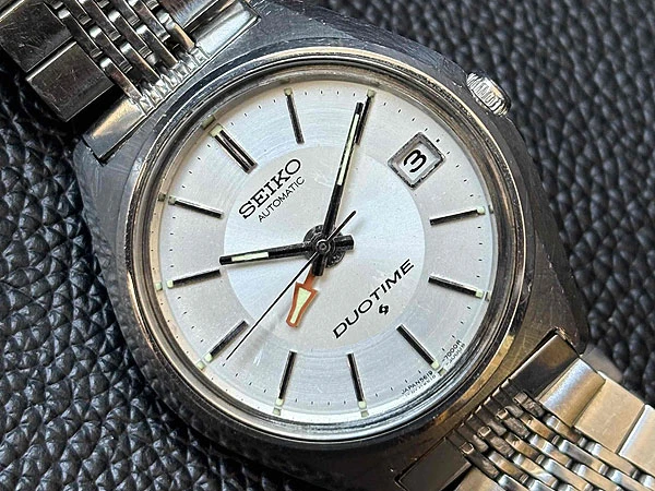 セイコー デュオタイム SEIKO DUOTIME 5619-7000 GMT機能 カレンダ 一付 自動巻 オーバーホール済(2024年7月実施) 修理表付 好調稼働