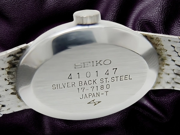 セイコー 20石 17-7180 SILVER//SS オーバル カットガラス シルバーダイヤル ブレス仕様 レディース 手巻き SEIKO [代行おまかせコース]