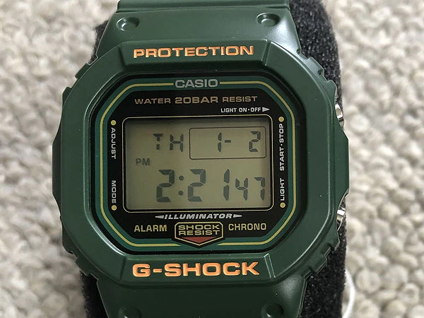 カシオ G-SHOCK DW- 5600RB-3JF グリーンスピードモデル 復刻カラー 未使用