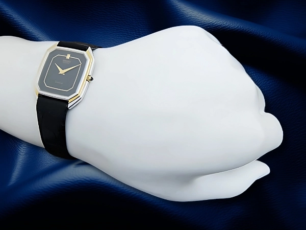 セイコー ドルチェ 6020-5930 PDP/SGP/SS ブラックダイヤル 薄型クォーツ 美品モデル SEIKO QUARTZ Dolce [代行おまかせコース]