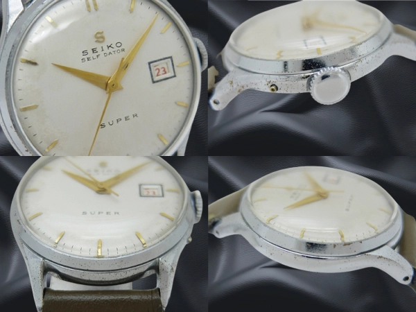 セイコー スーパー セルフデーター Ref.13026 15石 赤カレンダー 手巻き SEIKO SUPER SELF DATOR [代行おまかせコース]