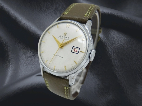 セイコー スーパー セルフデーター Ref.13026 15石 赤カレンダー 手巻き SEIKO SUPER SELF DATOR [代行おまかせコース]
